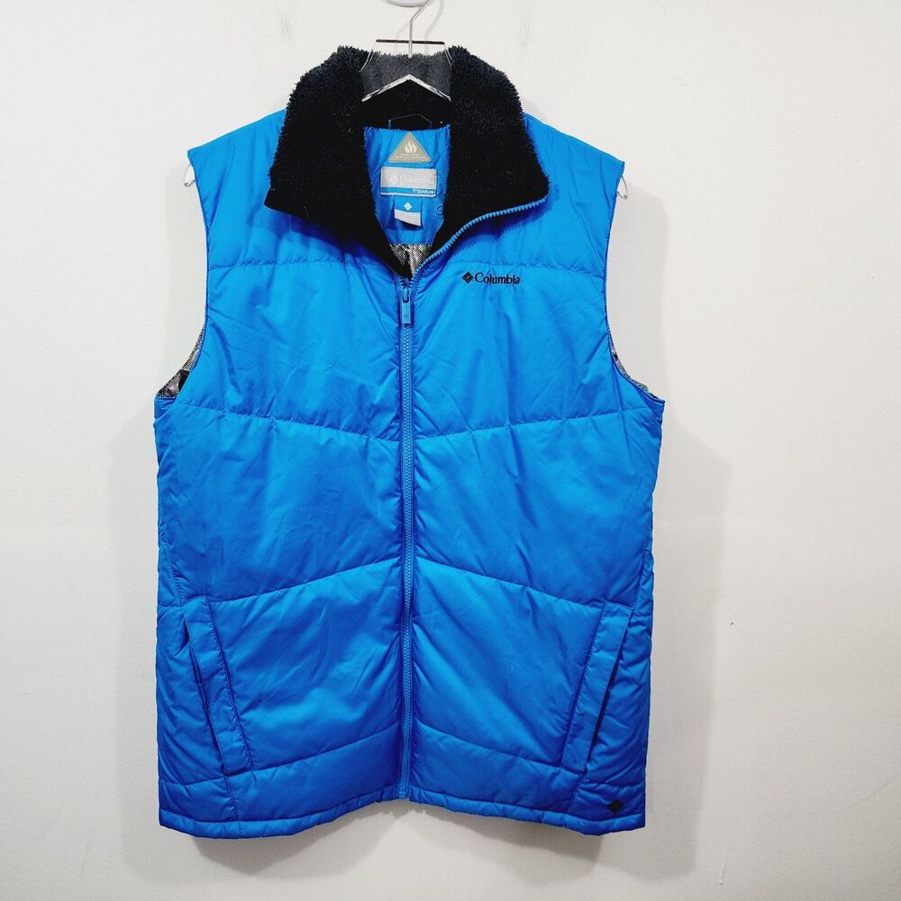 Columbia Omni Heat Puffer Ski Outdoor Hiking Vest Aqua Women's Plus Size 18/20